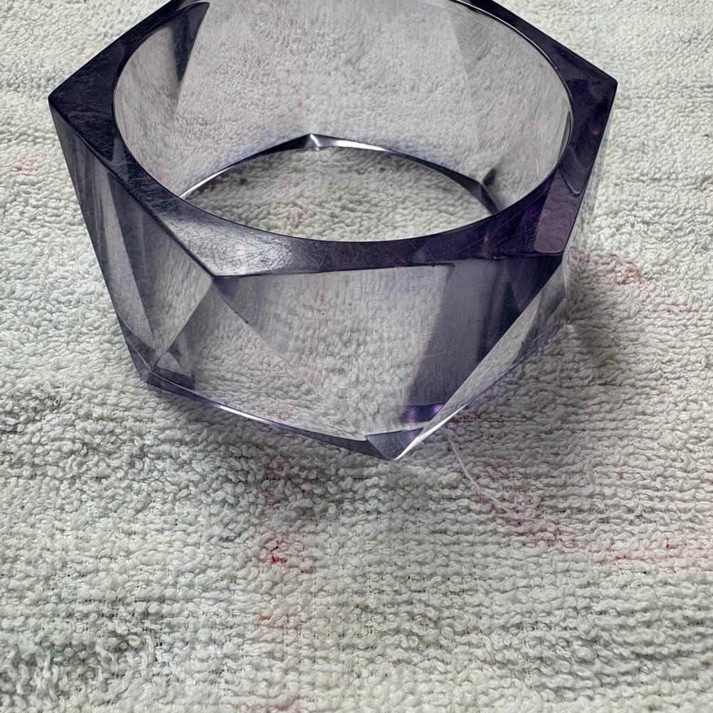 Elegant Purple Bangle Bracelet